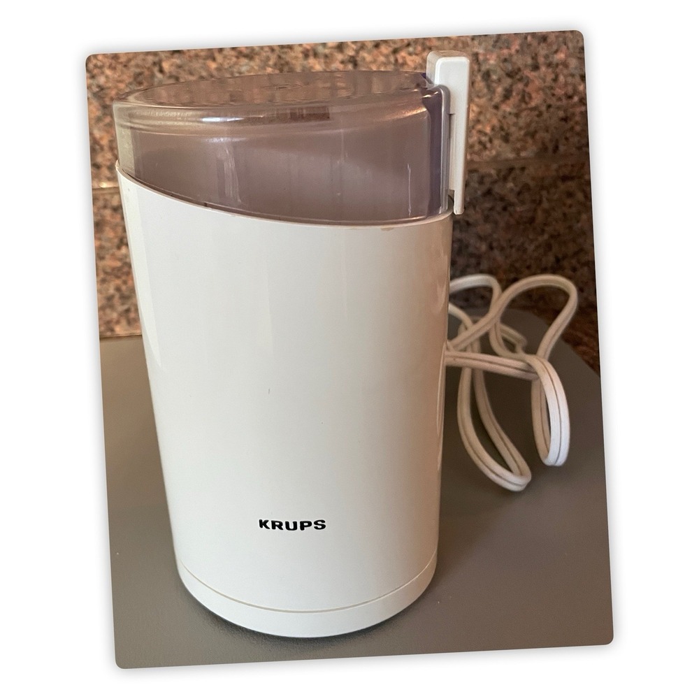 Vintage Krups Fast One Touch Coffee Bean Mill Grinder Type‎ 203 (Pre-owned)